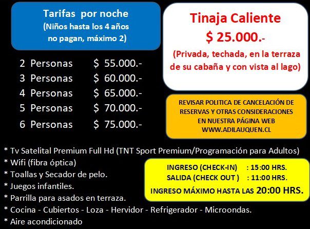 Tarifas TBaja 2025